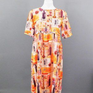 Jia Women‎ Dress Multicolor XL